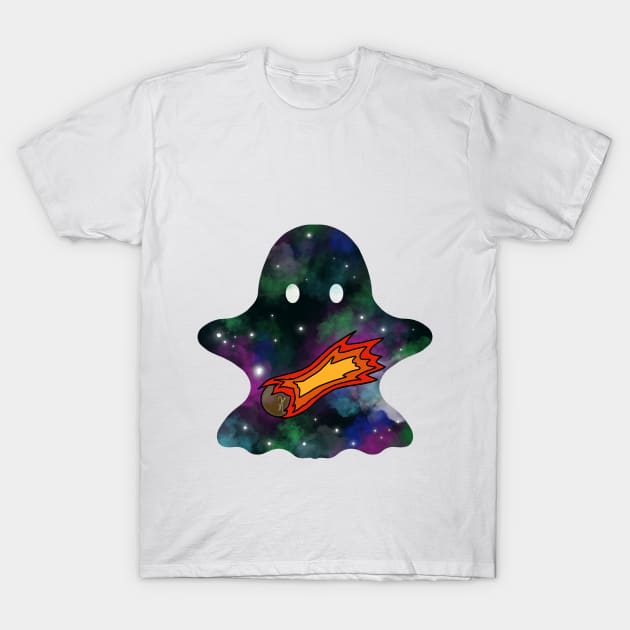 Space Ghosts : Meteorite T-Shirt by Vera T.